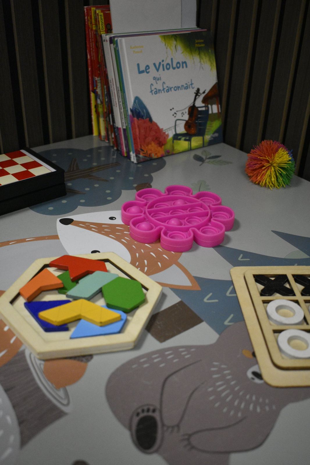 Jeux et livres pour les plus jeunes